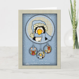 Grandson Et Sa Fiancée Carte De Voeux De Noël