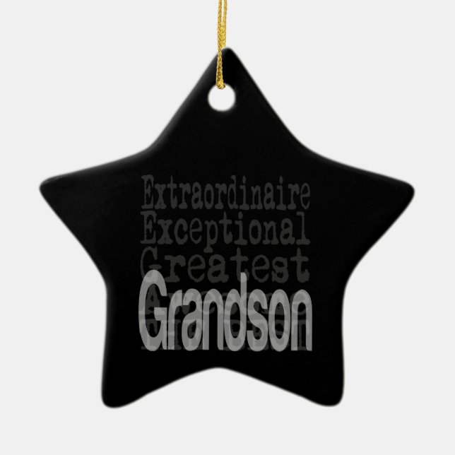 Grandson Extraordinaire Keramik Ornament (Vorne)