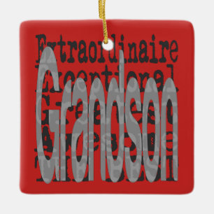 Grandson Extraordinaire Keramikornament