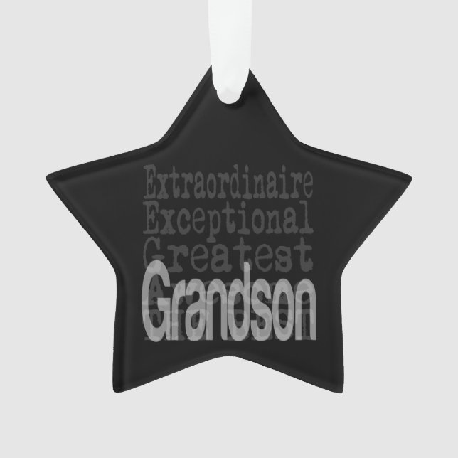Grandson Extraordinaire Ornament (Vorderseite)