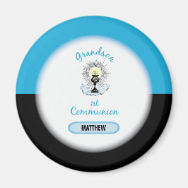 Grandson First Communation, Blue Cup Magnet