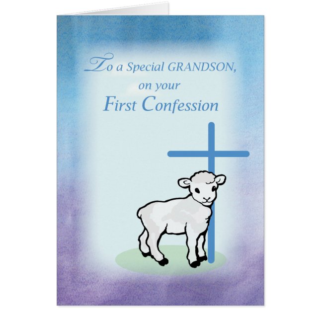 Grandson First Confession, Lamm, Kreuz (Vorne)