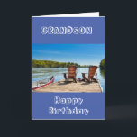 **GRANDSON** GENIESSEN SIE IHRE GEBURTSTAGSKARTE KARTE<br><div class="desc">WAS FÜR EINE GROSSE ART ZU SAGEN GLÜCKLICH GEBURTSTAG DENKST DU NICHT? UND DIESES IST NUR DAS UND MEHR!!!! VIELEN DANK,  DASS SIE VON EINER MEINER ACHT GESCHICHTEN GESCHAFFEN HABEN!</div>