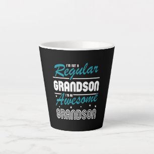 Grandson Gift Ich bin kein regelmäßiger Großvate Milchtasse