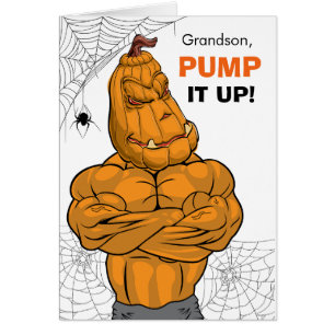 Grandson Halloween Jack o' Lantern