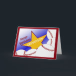 Grandson - Happy Birthday Baseball Loving Grandson Karte<br><div class="desc">Spaß-Karte,  um Ihrem Baseball liebenden Enkel einen glücklichen Geburtstag zu wünschen. Fügen Sie ein Foto Ihres Enkels hinzu,  in dem Sie sein Lieblings-Baseballteam für eine besondere Touch ins Karteninnere bejubeln.</div>