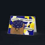 Grandson - Happy Birthday Navy Active Duty! Karte<br><div class="desc">Wünschen Sie Ihrem Marinehelden einen guten Geburtstag mit dieser lustigen,  einzigartigen Geburtstagskarte. Personalisieren Sie es,  indem Sie ein Bild Ihres Helden auf der Innenseite hinzufügen. (Dieses Tarnmuster funktioniert für alle Tarife und Ränge.)</div>