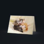 Grandson Happy Birthday Trio von Kittens Karte<br><div class="desc">Diese Karte mit drei bezaubernden Kätzchen eignet sich perfekt zum Geburtstag eines Enkels. Weitere Fuzzyball Karten für altersspezifische Geburtstage und Geburtstagskarten für andere Familienmitglieder. "Liebe Grandson,  ich hoffe,  du hast einen reinen,  halbvelosen Geburtstag! Hugs und Küsse!"</div>