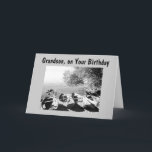 **GRANDSON** MACHEN, WAS SIE ZUM GEBURTSTAG "GLÜCK KARTE<br><div class="desc">Lass ihm,  DASS IHNEN BEDEUTET - senden Sie diese lustige Karte heute an IHREN GROSSZÜGIGEN :) VIELEN DANK FÜR DAS STOPPEN VON EINER MEINER ACHT GESCHÄFTE UND GLÜCKLICH GEBURTSTAG ZU "IHREM GRANDSON"</div>