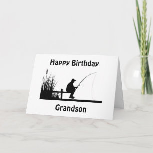 *GRANDSON* NUR DER BESTE FISCHEREITAG FÜR IHRE KAR KARTE