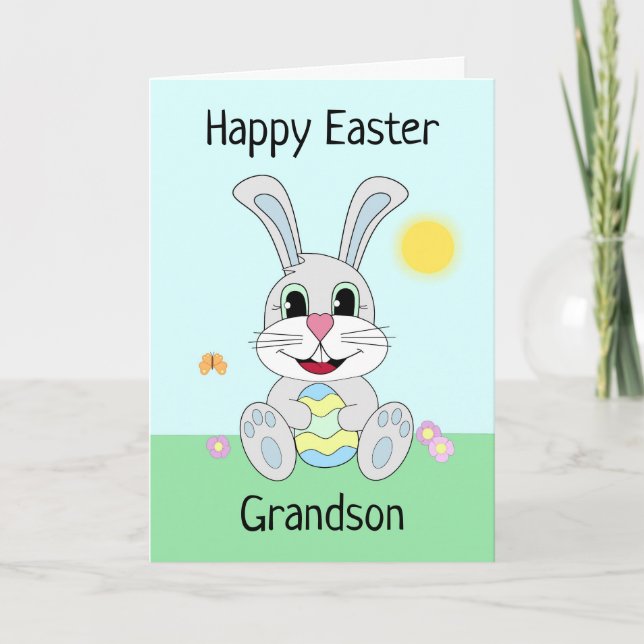 Grandson Oaster Card Feiertagskarte (Vorderseite)