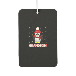 Grandson Penguin Weihnachtsfamilie Matching Xmas Autolufterfrischer