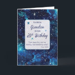 Grandson Religious 20 th Birthday Stars in Galaxy Karte<br><div class="desc">20 zu drehen ist ein kosmischer Meilenstein! Diese Karte erfasst das Wesentliche des Ereignisses und unterstreicht die Einzigartigkeit Ihres Enkelsohns im großen Plan Gottes. Eine himmlische Feier für dieses besondere Zeitalter.</div>