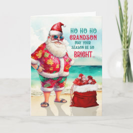 Grandson Santa in Sonnenbrille Weihnachten Weihnac