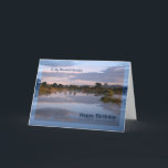 Grandson, See im Morgengrauen Geburtstagskarte Karte<br><div class="desc">Schönes Foto eines Sees bei Morgengrauen mit Wolken,  die im Wasser reflektieren. Eine tolle Art,  jemandem einen guten Geburtstag zu wünschen. Copyright Norma Cornes.</div>