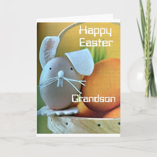 ***GRANDSON**** SIE SIND EIN GUTES EIER (OSTERE) KARTE (Vorderseite)