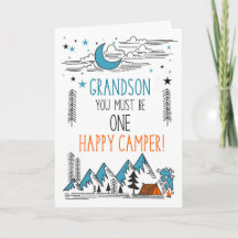 Grandson Summer Camp One Happy Camper