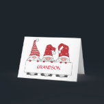 **GRANDSON** VON GNOMES FÜR CHRISTMAS KARTE<br><div class="desc">VIELEN DANK,  DASS SIE VON EINER MEINER ACHT GESCHICHTEN GESCHAFFEN HABEN!</div>