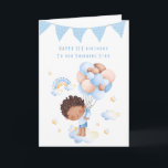 Grandson zum ersten Geburtstag Karte<br><div class="desc">Herzlichen 1. Geburtstag auf unsere Grandson-Karte mit einem schönen Gedicht innen. Hand illustriert Cover in einem blauen Thema, Perfect für einen ersten Geburtstag, dass das kleine wahrscheinlich nicht erinnern, aber werden aufwachsen sehen, die Fotos zu sehen und die Geschichten von guten Schuhen Geburtstag erschaffen Erinnerungen seiner eigenen. Nicht gerade, was...</div>