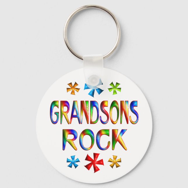 GRANDSONS ROCK SCHLÜSSELANHÄNGER (Vorderseite)