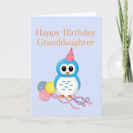 Grandtochter Geburtstag Niedliches Ohr Karte