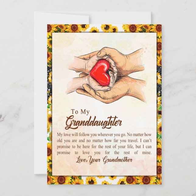 Grandtochter-Geschenk | Liebe Großmuttergruppe Feiertagskarte (Vorderseite)