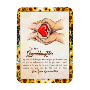 Grandtochter-Geschenk Liebe Großmuttergruppe Magnet