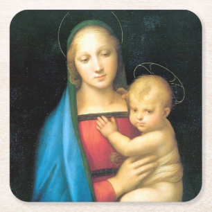Granduca Madonna, Raphael Rechteckiger Pappuntersetzer