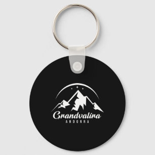 Grandvalira Andorra Skigebiet Snowboarden Schlüsselanhänger