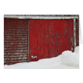 Grange en hiver