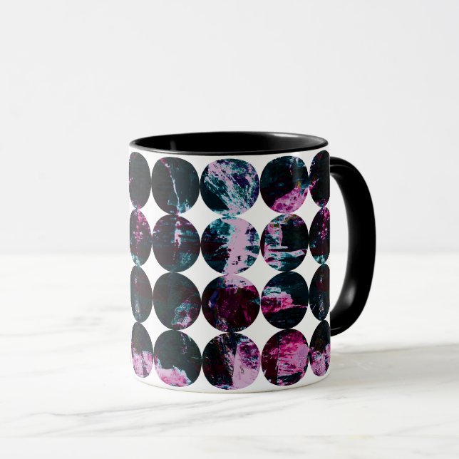 Grange Polka Punkte. Tasse (VorderseiteRechts)