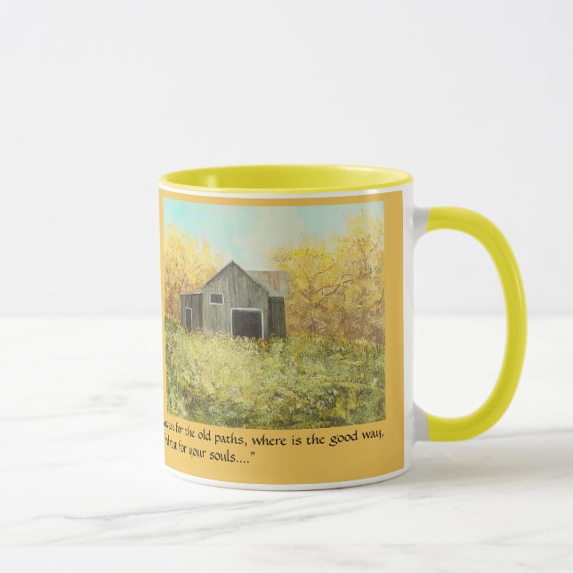 Grange rustique d'automne "des vieux tasse d'or (Droite)