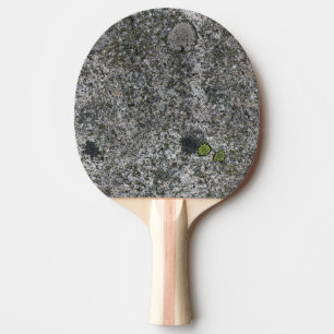 Granit-Felsen-Grau mit Moos Tischtennis Schläger