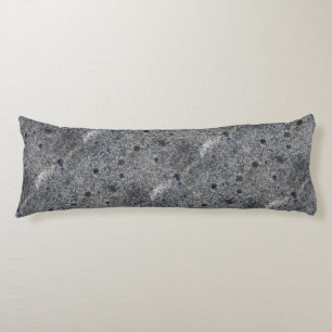 Granit Grau mit blauen Details Seitenschläferkissen