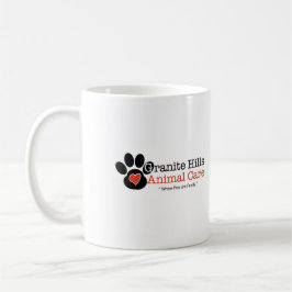 Granit-Hügel-Tierpflege-Logo-Tasse Kaffeetasse