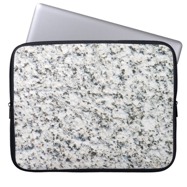 Granit-Oberflächenmuster Laptopschutzhülle (Vorderseite)
