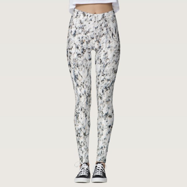 Granit-Oberflächenmuster Leggings (Vorderseite)