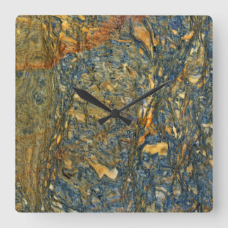 Granit-Stone-Muster Akrylwall-Uhr Quadratische Wanduhr