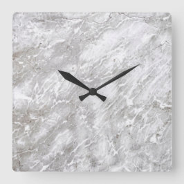 Granit-Stone-Muster Akrylwall-Uhr Quadratische Wanduhr