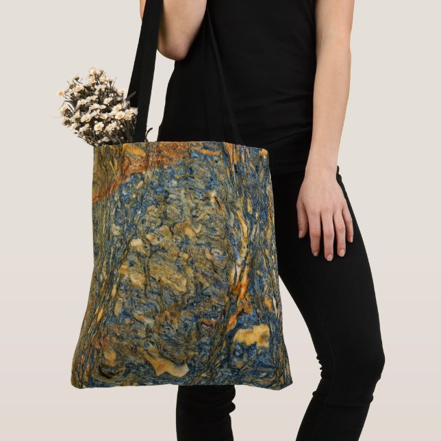 Granit-Stone-Muster - All-Over-Print-Totbeutel Tasche (Von Nahem)