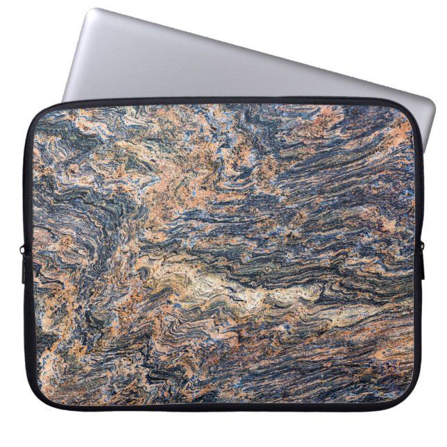 Granit Stone Muster Laptop Sleeve (Vorderseite)