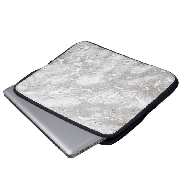 Granit Stone Muster Laptop Sleeve (Vorne Knopf)