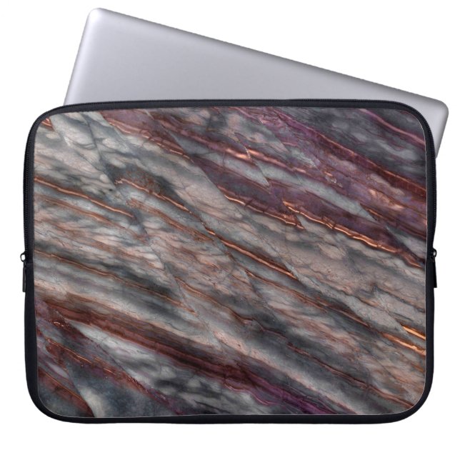 Granit Stone Muster Laptop Sleeve (Vorderseite)