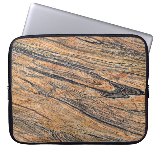 Granit Stone Muster Laptop Sleeve (Vorderseite)