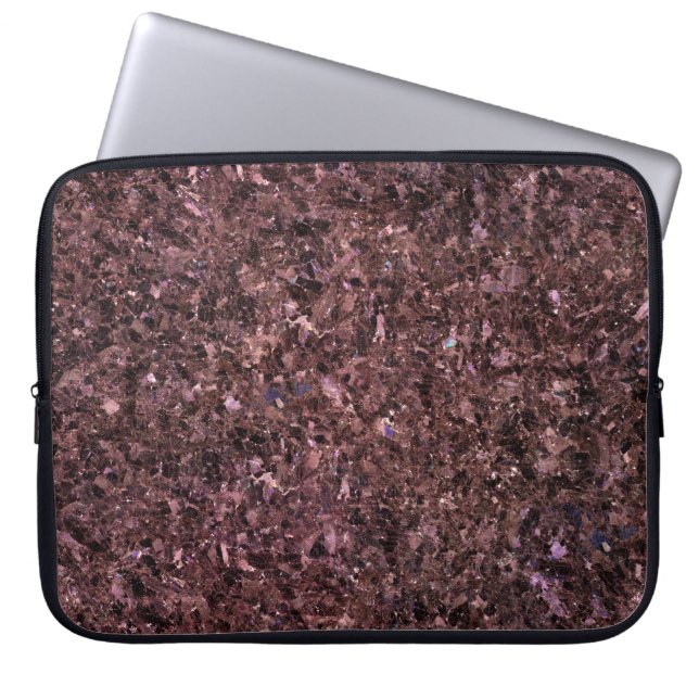 Granit Stone Muster Laptop Sleeve (Vorderseite)