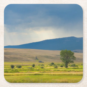 Granite County Montana Rechteckiger Pappuntersetzer