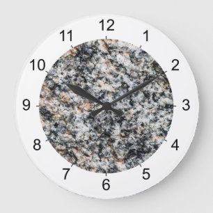 Granite - Hard Rock Große Wanduhr