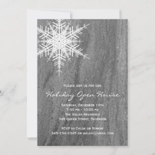 Granite & Snowflake Holiday Open House Einladung