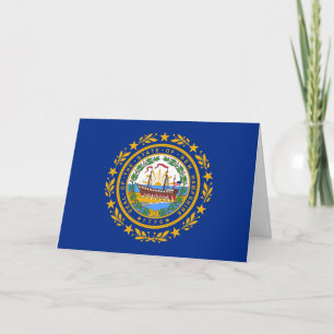 Granite Stater Flagge, Flagge von New Hampshire Karte