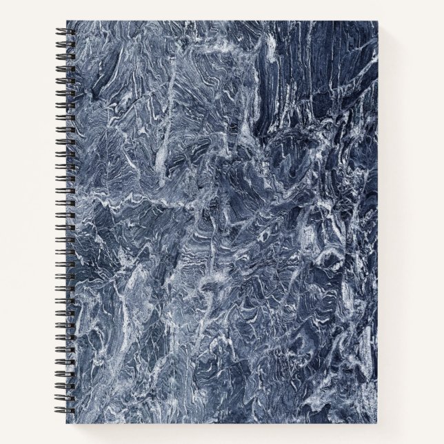 Granite Stone Muster Spiral Notebook Notizbuch (Vorderseite)